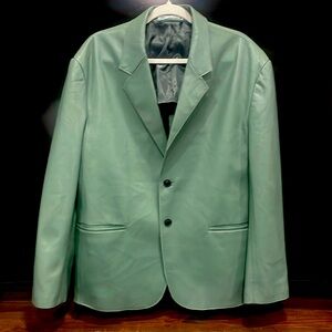 Zara Men’s Light Leather Jacket Size M